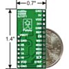 A4983/A4988 stepper motor driver carrier with voltage regulators with dimensions. (SKU: POLOLU-1183 Image 3)