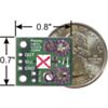 ACS714 current sensor carrier -30A to +30A back with dimensions. (SKU: POLOLU-1187 Image 2)