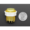 Mini LED Arcade Button - 24mm Translucent Yellow