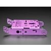 Purple Aluminum Chassis for TT Motors - 2WD