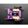 Purple Aluminum Chassis for TT Motors - 2WD