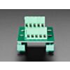 DIN Rail RJ-45 To Terminal Block Adapter - Right Angle