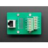 DIN Rail RJ-45 To Terminal Block Adapter - Right Angle