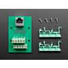 DIN Rail RJ-45 To Terminal Block Adapter - Right Angle