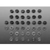 Plastic Pop Rivets for Cardboard Crafts (20-pack)