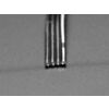 Silicone Cover Stranded-Core Ribbon Cable - 4 Wires 1 Meter Long - 28AWG Black