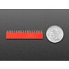 20-pin 0.1 Female Header - Red - 5 pack