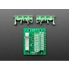 DIN Rail 2x8 IDC to Terminal Block Adapter Breakout