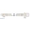 Pinout of 5 mm and 8 mm addressable RGB WS2811 LEDs with diffused lenses. (SKU: POLOLU-2536 Image 5)