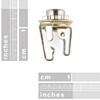 Audio Jack - 3.5mm (Panel Mount) (COM-11154) Image 2