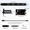 52Pi RS01 1U Rack Mount for 4x Raspberry Pi 5 (M.2 NVMe Base, 0.91" OLED)