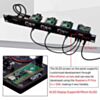 52Pi 4-Port USB 5V Power Supply Module for 1U Rack (6-24V Input, 0.91" OLED)