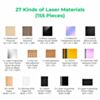xTool Ultimate Laser Material Kit (155pcs)