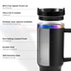  Stainless-Steel Drink Tumbler - Black To Iridescent (40oz)