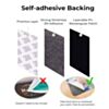 Laserable Rectangular Patch - Black to Silver (10pcs)