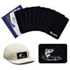 Laserable Rectangular Patch - Black to Silver (10pcs)