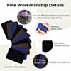 Laserable Rectangular Patch - Black to Silver (10pcs)