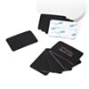 Laserable Rectangular Patch - Black to Silver (10pcs)