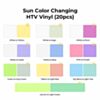 Sun Colour Changing Heat Transfer Vinyl (20pcs)