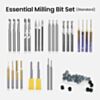 Essential Milling Bit Set - 26pcs