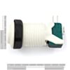 Concave Button - White (COM-09340) Image 2