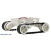 Dagu Rover 5 chassis configured in its maximally elevated position. (SKU: POLOLU-1550 Image 6)