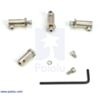 Wheel-mounting hardware included with the Dagu Wild Thumper 4WD all-terrain chassis. (SKU: POLOLU-1565 Image 2)