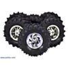Dagu Wild Thumper 6WD all-terrain chassis wheels. (SKU: POLOLU-1561 Image 7)