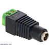 DC Barrel Jack to 2-Pin Terminal Block Adapter