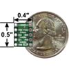 DRV8838 Single Brushed DC Motor Driver Carrier bottom view with dimensions. (SKU: POLOLU-2990 Image 3)