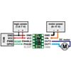 Minimal wiring diagram for connecting a microcontroller to a DRV8838 Single Brushed DC Motor Driver Carrier. (SKU: POLOLU-2990 Image 5)
