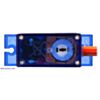 Bottom view of FEETECH FS90R micro continuous rotation servo showing middle-point adjustment potentiometer. (SKU: POLOLU-2820 Image 4)