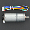 Metal DC Geared Motor w/Encoder - 6V 100RPM 6.5Kg.cm