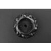 Black Mecanum Wheel with Motor Shaft Coupling (60mm) - Right