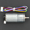 Metal DC Geared Motor w/Encoder - 6V 300RPM 3.6Kg.cm