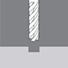 Precision 1/100", 2 Flute Flat End Mills (Single)