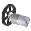 Pololu Multi-Hub Wheel w/Inserts for 3mm and 4mm Shafts - 80×10mm, White, 2-Pack