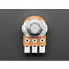 Alpha Single-Gang 16mm Right-angle PC Mount - 50K Reverse Audio - RV16AF-41-15R1-C50K-30H4