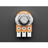 Alpha Single-Gang 16mm Right-angle PC Mount - 500K Reverse Audio - RV16AF-41-15R1-C500K-30H4