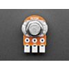 Alpha Single-Gang 16mm Right-angle PC Mount - 20K "W" TS Tone - RV16AF-41-15R1
