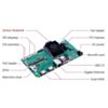Tall Aluminium Heatsink & Fan for Raspberry Pi Compute Module 4 (CM4)