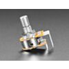 Alpha Dual-Gang 16mm Right-angle PC Mount - 500K Audio - RV16A01F-41-15R1-A500K-30H4