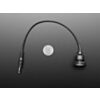 Round Panel Mount Stereo Audio Extension Cable - 1/8" / 3.5mm