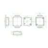 Plastic Project Box Enclosure for Beetle - 1.42 x 1.42 x 0.59 inch
