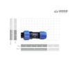 IP68 Waterproof 5-pin Aviation Connector/Cable Plug SPI1310/P