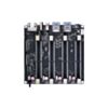 Jetson Mate Cluster Standard - Carrier Board with 1 Jetson Nano & 3 Jetson Xavier NX SoMs for GPU Cluster/ Server