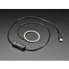 Cool White LED Ring Light with USB Cable and On/Off Switch - 70mm Diameter 5V