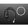 Cool White LED Ring Light with USB Cable and On/Off Switch - 70mm Diameter 5V