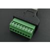 Ethernet RJ45 Male Plug Terminal Block