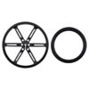 Silicone Tire Pair for 80×10mm/90×10mm Pololu Wheels